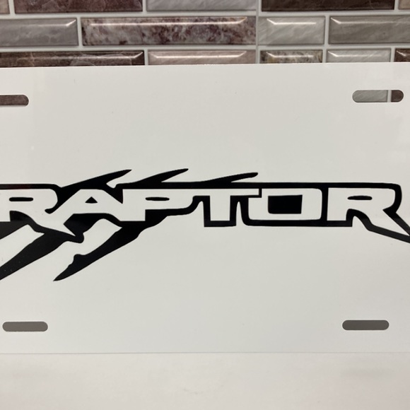 Ford Raptor License Plate - Picture 3 of 5